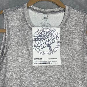 Solumbra Women's Heather Gray Sleeveless Top NWT